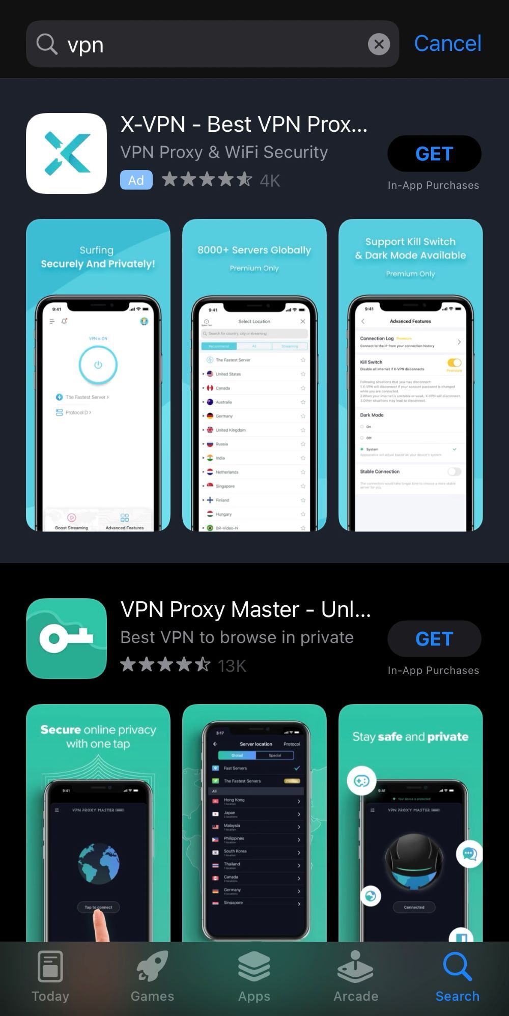 VPN on App Store