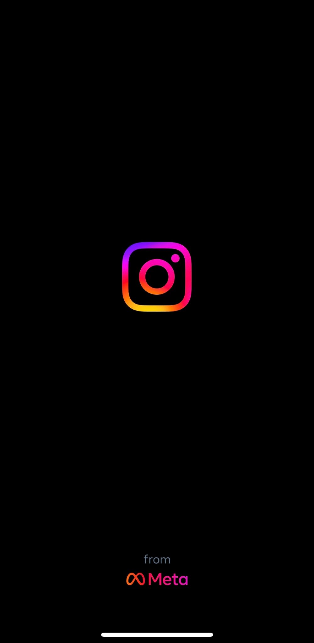 Loading Instagram App