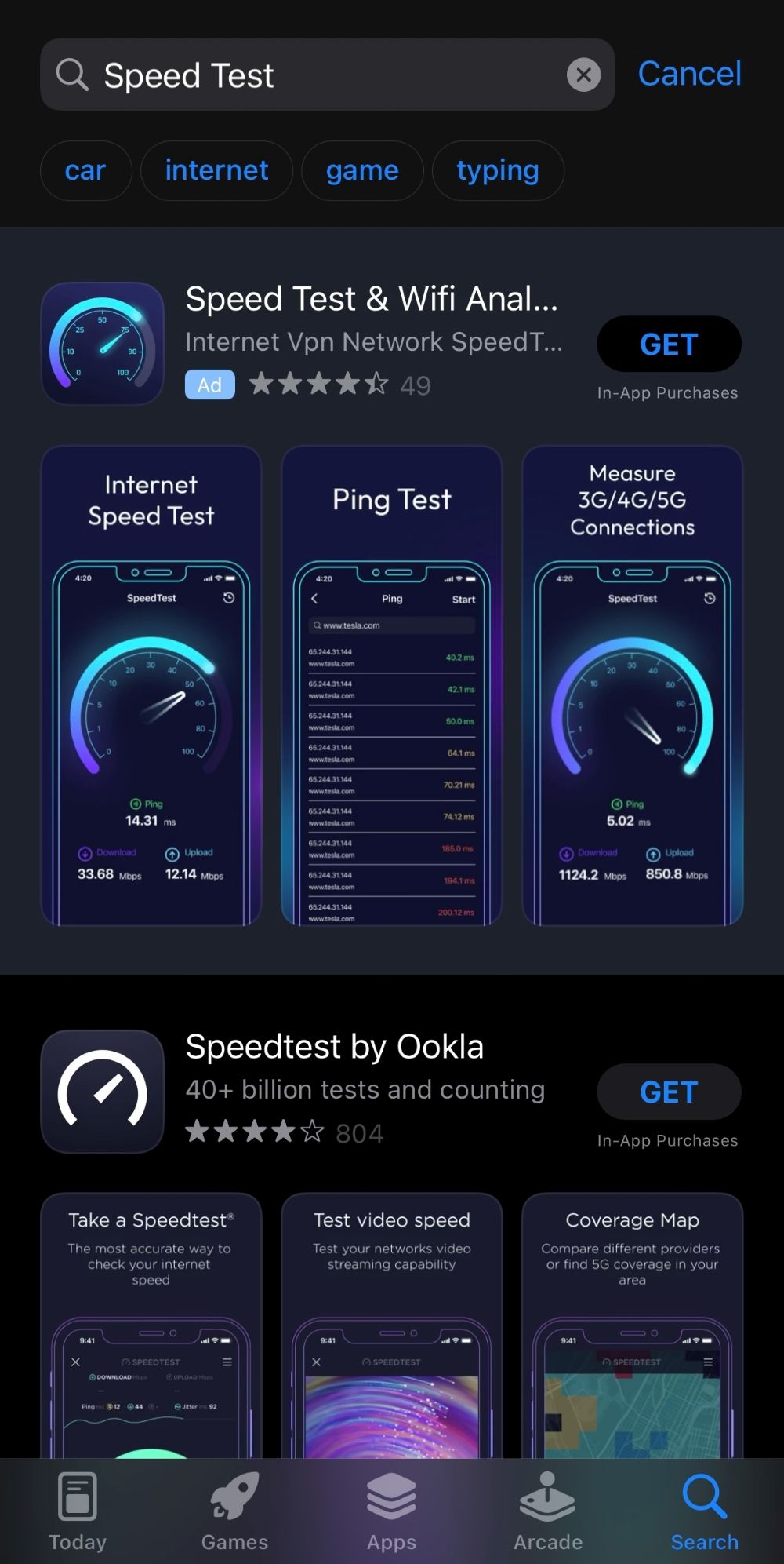 Speed Test on App Store